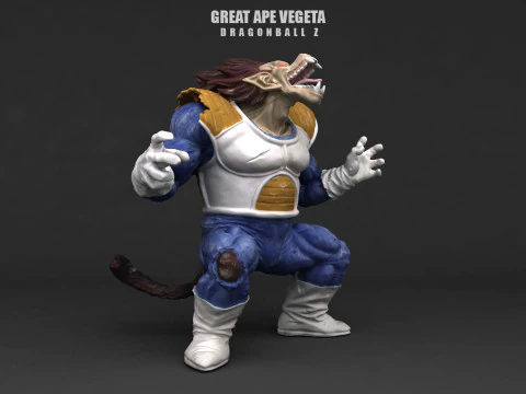 Great Ape Vegeta 3D Model