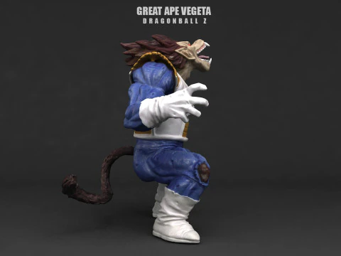 Great Ape Vegeta 3D Model