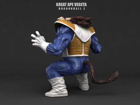 Great Ape Vegeta 3D Model