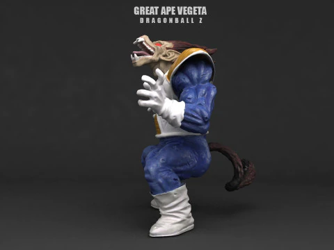 Great Ape Vegeta 3D Model