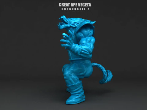Great Ape Vegeta 3D Model