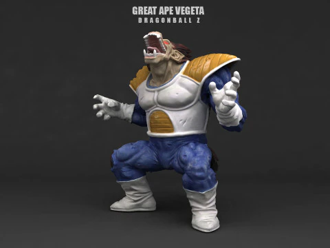 Great Ape Vegeta 3D Model