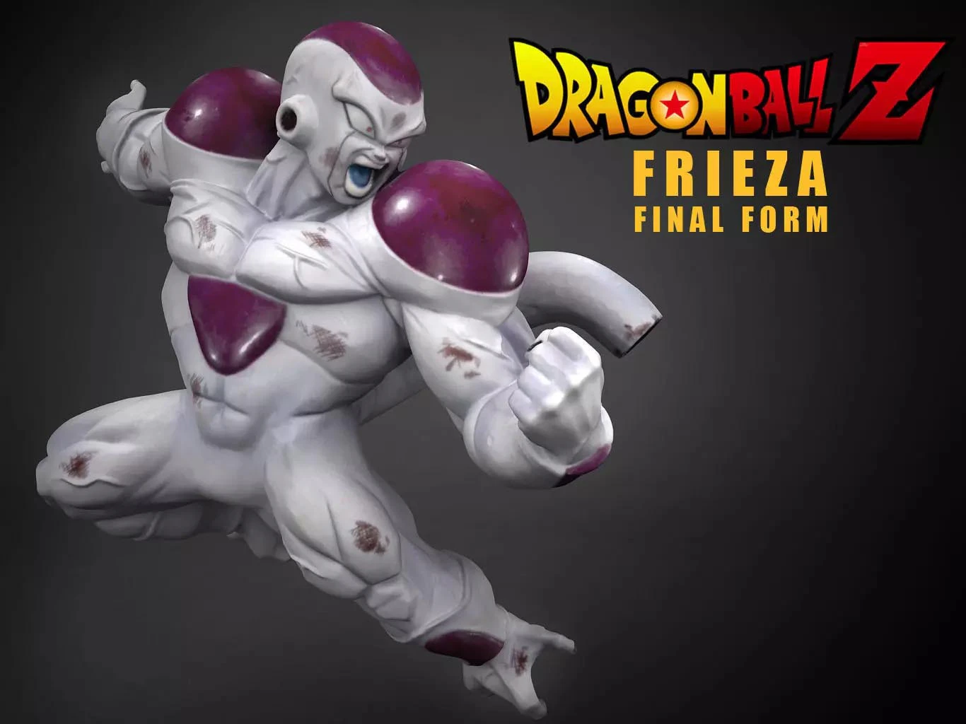 Frieza Final Form 3D Print Model .c4d .max .obj .3ds .fbx .stl .blend