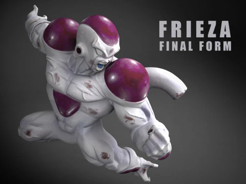 Frieza Final Form 3D Print Model