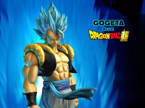Gogeta Blue GDT 3D Print Model