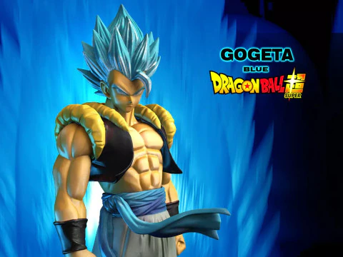 Gogeta Azul GDT Modelo de Impressão 3D