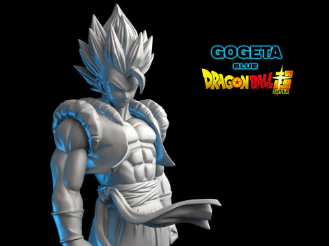 Gogeta Blue GDT 3D Print Model