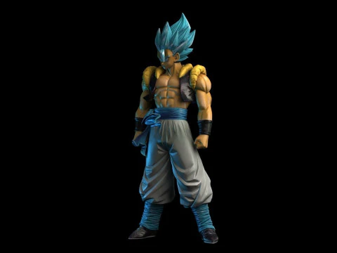 Gogeta Blue GDT 3D Print Model