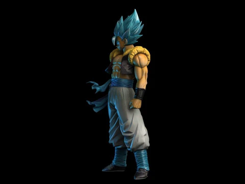 Gogeta Blue GDT 3D Print Model