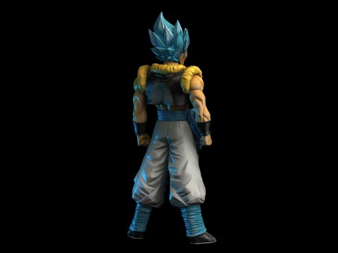 Gogeta Blue GDT 3D Print Model