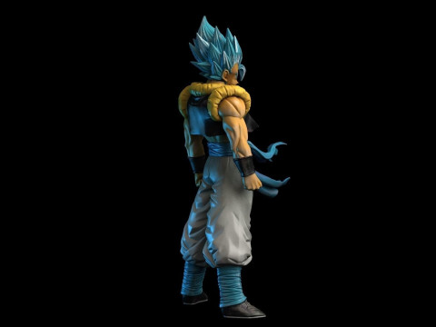 Gogeta Blue GDT Model do druku 3D