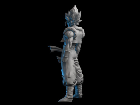 Gogeta Blue GDT Model do druku 3D