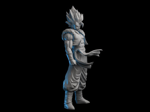 Gogeta Blue GDT Model do druku 3D