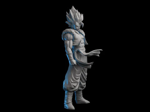 Gogeta Blue GDT 3D Print Model