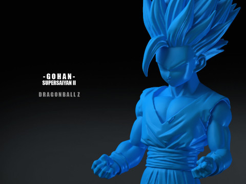 Gohan Super Saiyan II 3D printmodel