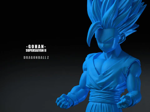 Gohan Super Saiyan II 3D Print Model