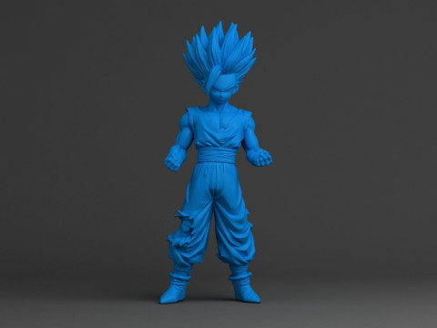 Gohan Super Saiyan II 3D printmodel