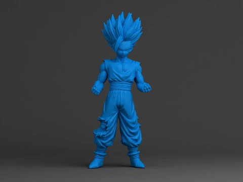 Gohan Super Saiyan II 3D Print Model