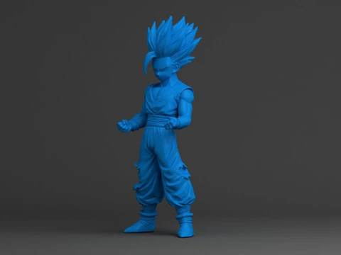 Gohan Super Saiyan II 3D Print Model