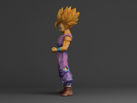 Gohan Super Saiyan II 3D printmodel