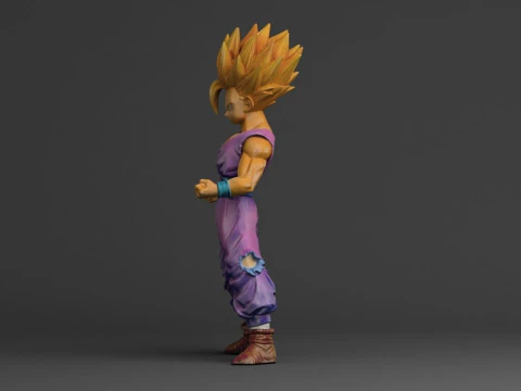 Gohan Super Saiyan II 3D Print Model