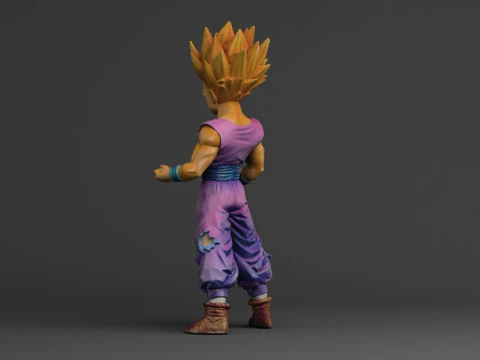 Gohan Super Saiyan II 3D Print Model