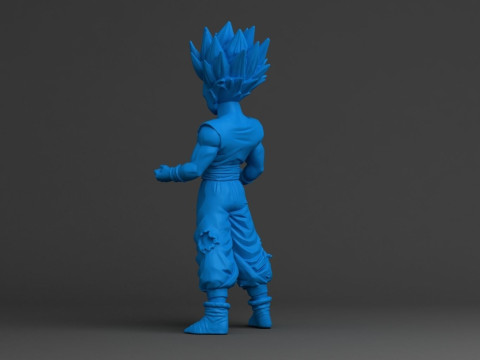 Gohan Super Saiyan II 3D printmodel