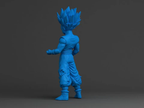 Gohan Super Saiyan II 3D Print Model