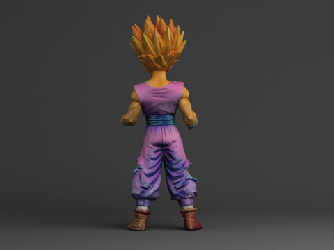 Gohan Super Saiyan II 3D printmodel
