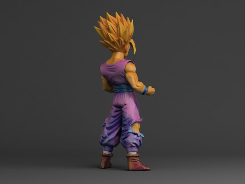 Gohan Super Saiyan II 3D printmodel