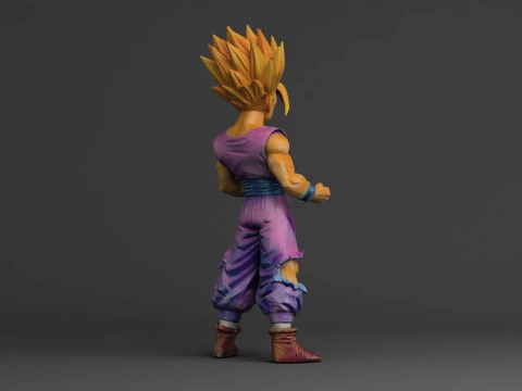 Gohan Super Saiyan II 3D Print Model