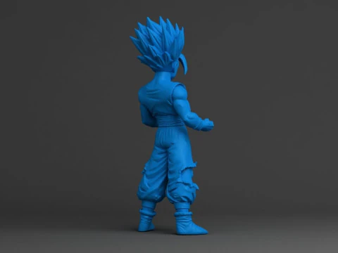 Gohan Super Saiyan II 3D Print Model