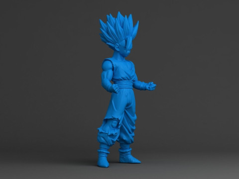 Gohan Super Saiyan II 3D printmodel
