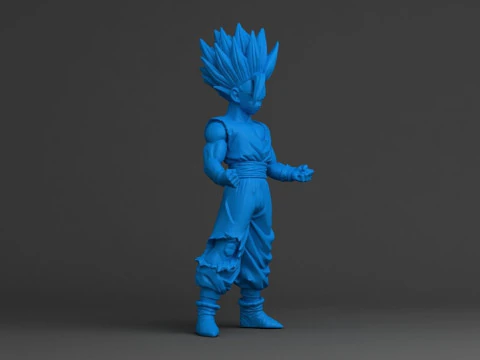 Gohan Super Saiyan II 3D Print Model