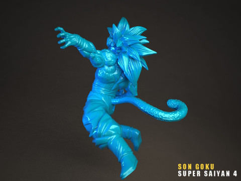 Son Goku Super Saiyan 4 3D Model
