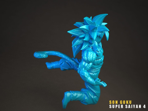 Son Goku Super Saiyan 4 3D Model