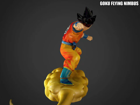 Goku Flying Nimbus 3D Print Model