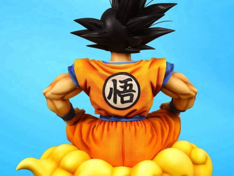 Goku on Nimbus 3D 打印模型