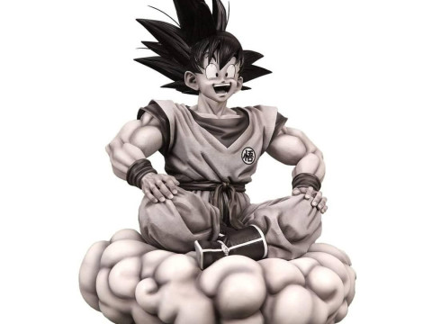 Goku on Nimbus 3D 打印模型