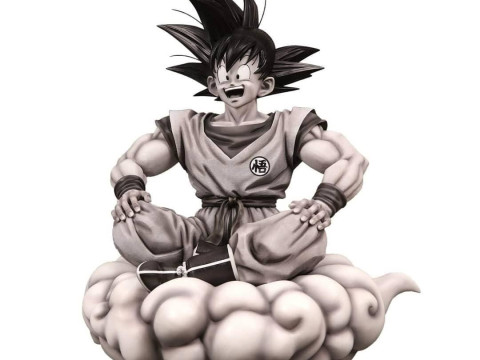 Goku on Nimbus 3D 打印模型