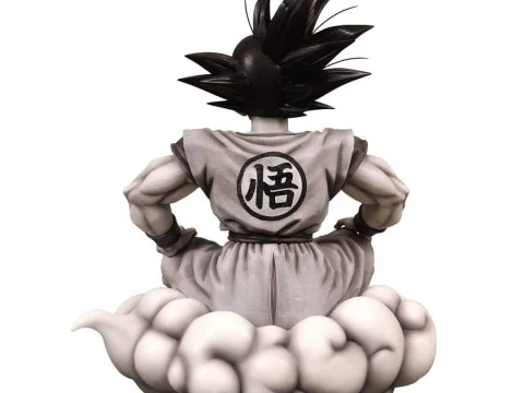 Goku on Nimbus 3D Print Model