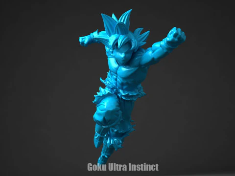 Goku Ultra Instinct 3D Print Model