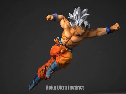 Goku Ultra Instinct 3D Print Model