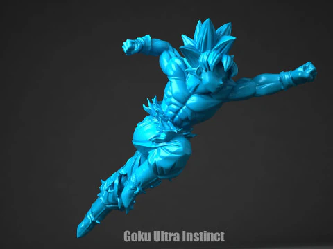 Goku Ultra Instinct 3D Print Model