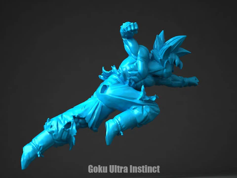 Goku Ultra Instinct 3D Print Model