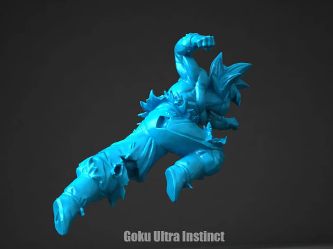 Goku Ultra Instinct 3D Print Model