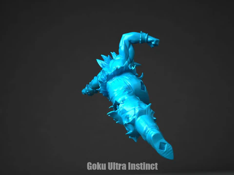 Goku Ultra Instinct 3D Print Model