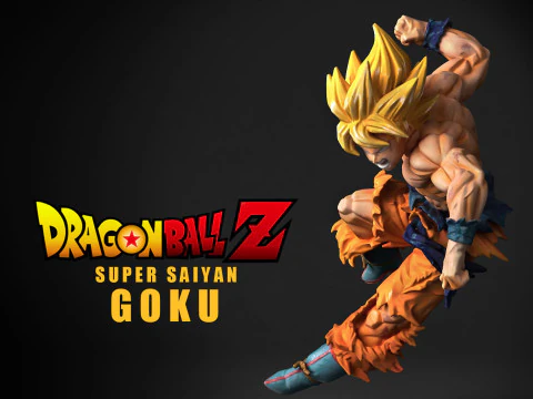Super Saiyan Son Goku 3D Print Model