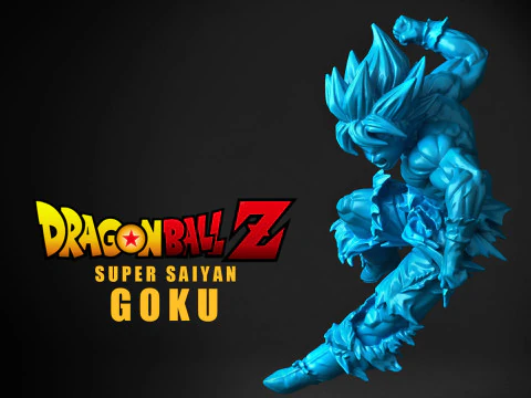 Super Saiyan Son Goku 3D Print Model