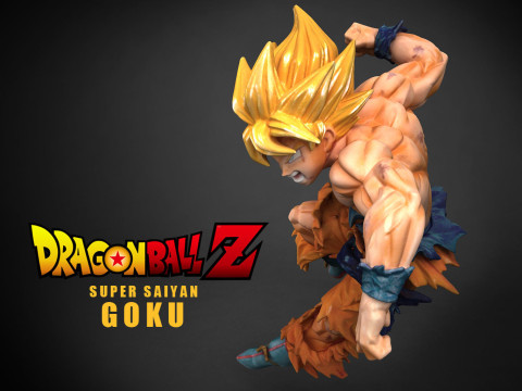 Super Saiyan Son Goku 3D 打印模型